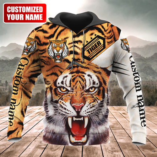 Personalized Name Tiger Q5 All Over Printed Unisex Shirt