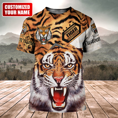 Personalized Name Tiger Q5 All Over Printed Unisex Shirt