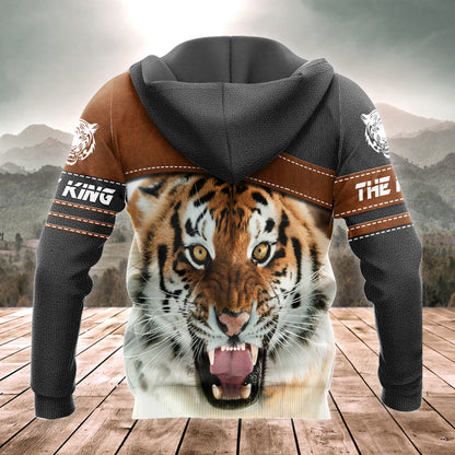 Personalized Name Tiger The King All Over Printed Unisex Shirt