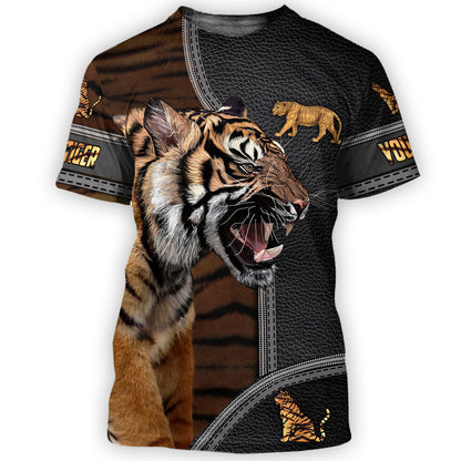 Personalized Name Tiger 5 All Over Printed Unisex Shirt