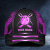 Personalized Name Bowling Purple Version Classic Cap