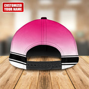 Personalized Name Bowling Q2 Pink Version Classic Cap