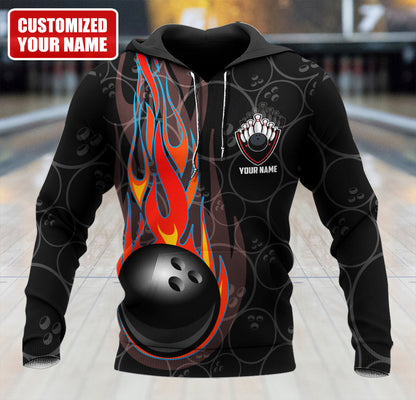 Personalized Name Bowling Q14 All Over Printed Unisex Shirt