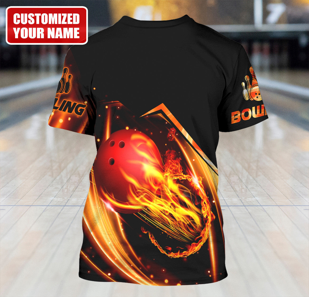 Personalized Name Bowling Q15 All Over Printed Unisex Shirt