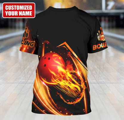 Personalized Name Bowling Q15 All Over Printed Unisex Shirt