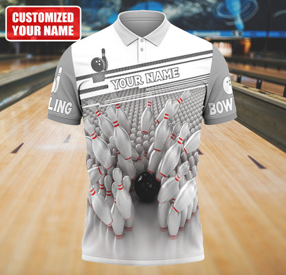 Personalized Name Bowling Q17 All Over Printed Unisex Shirt