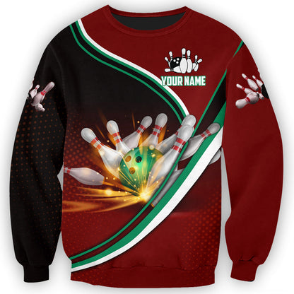 Personalized Name Bowling Q19 All Over Printed Unisex Shirt