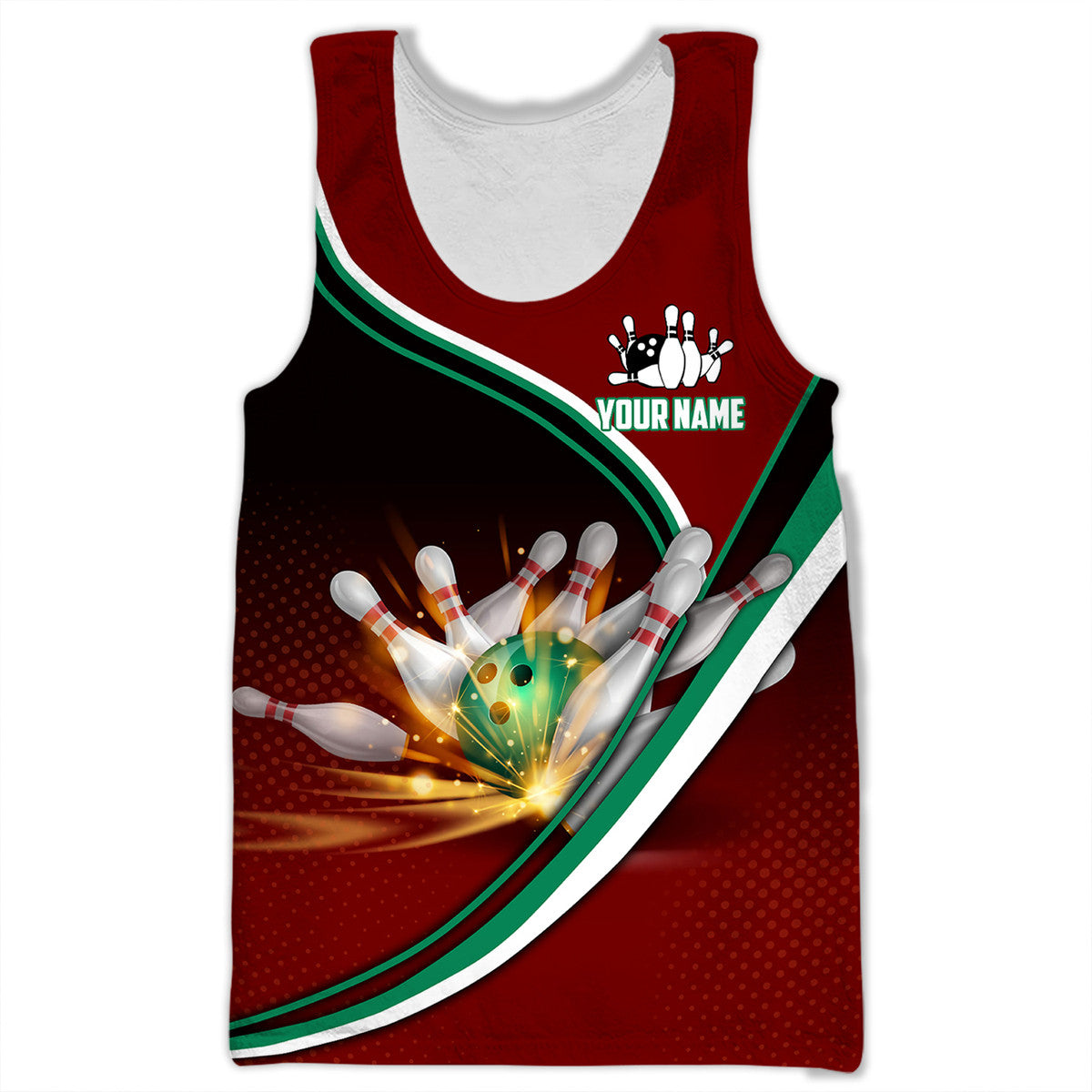 Personalized Name Bowling Q19 All Over Printed Unisex Shirt