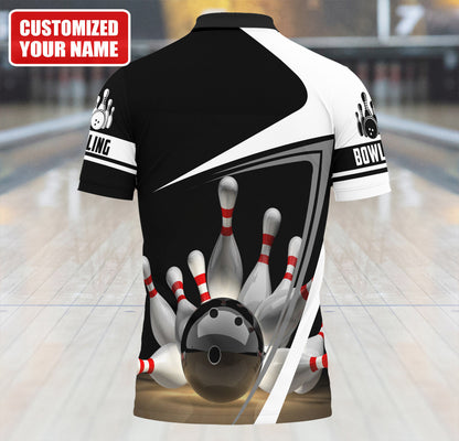 Personalized Name Bowling Q22 All Over Printed Unisex Shirt