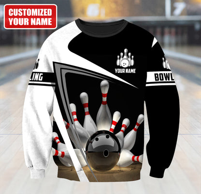 Personalized Name Bowling Q22 All Over Printed Unisex Shirt