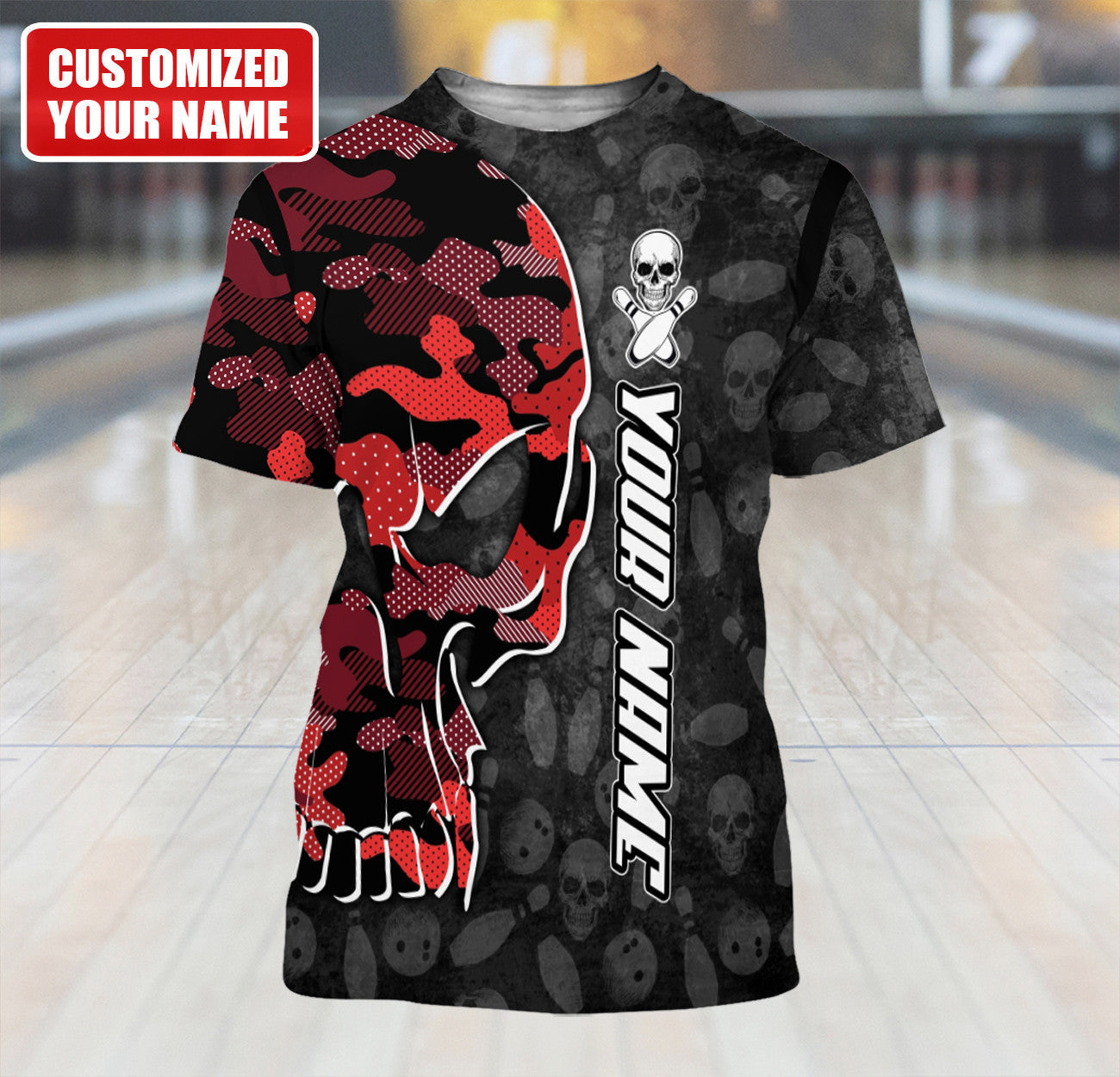 Personalized Name Bowling Q24 All Over Printed Unisex Shirt Q010608