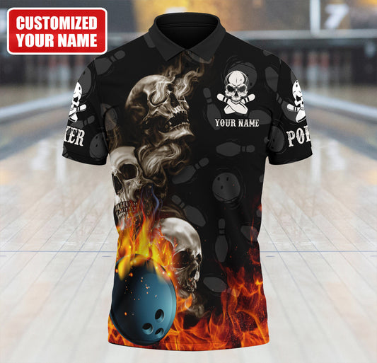 Personalized Name Bowling Q25 All Over Printed Unisex Shirt