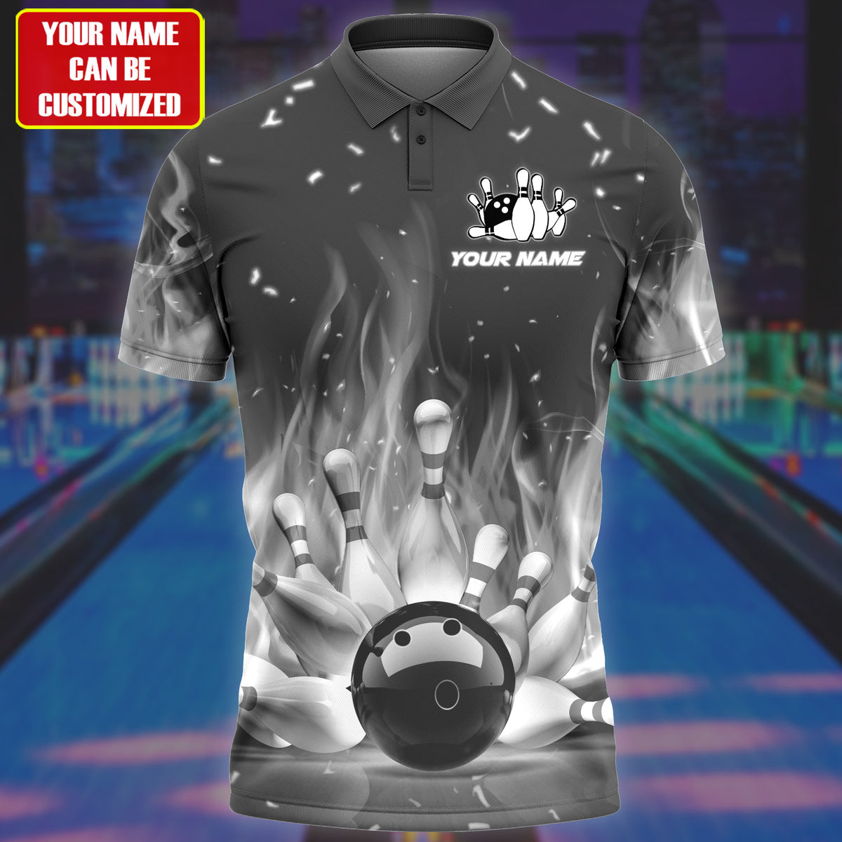 Personalized Name Bowling Q33 All Over Printed Unisex Shirt