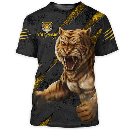 Personalized Name Tiger 6 All Over Printed Unisex Shirt