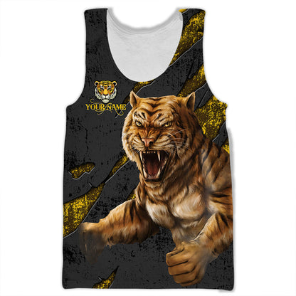 Personalized Name Tiger 6 All Over Printed Unisex Shirt