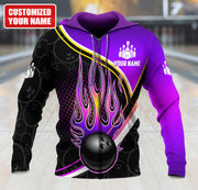 Personalized Name Bowling Q38 All Over Printed Unisex Shirt