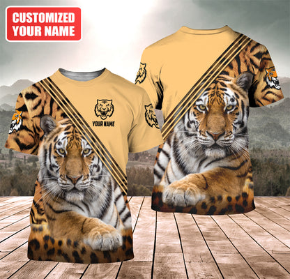 Personalized Name Tiger 8 All Over Printed Unisex Shirt