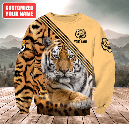 Personalized Name Tiger 8 All Over Printed Unisex Shirt