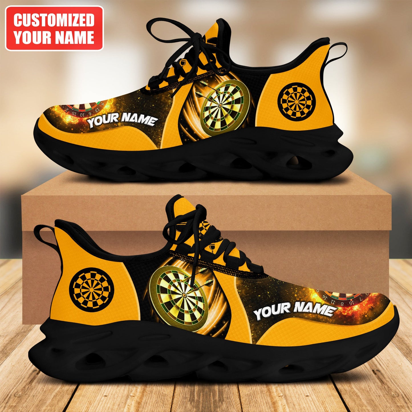 Darts QN Yellow Custom Sneaker
