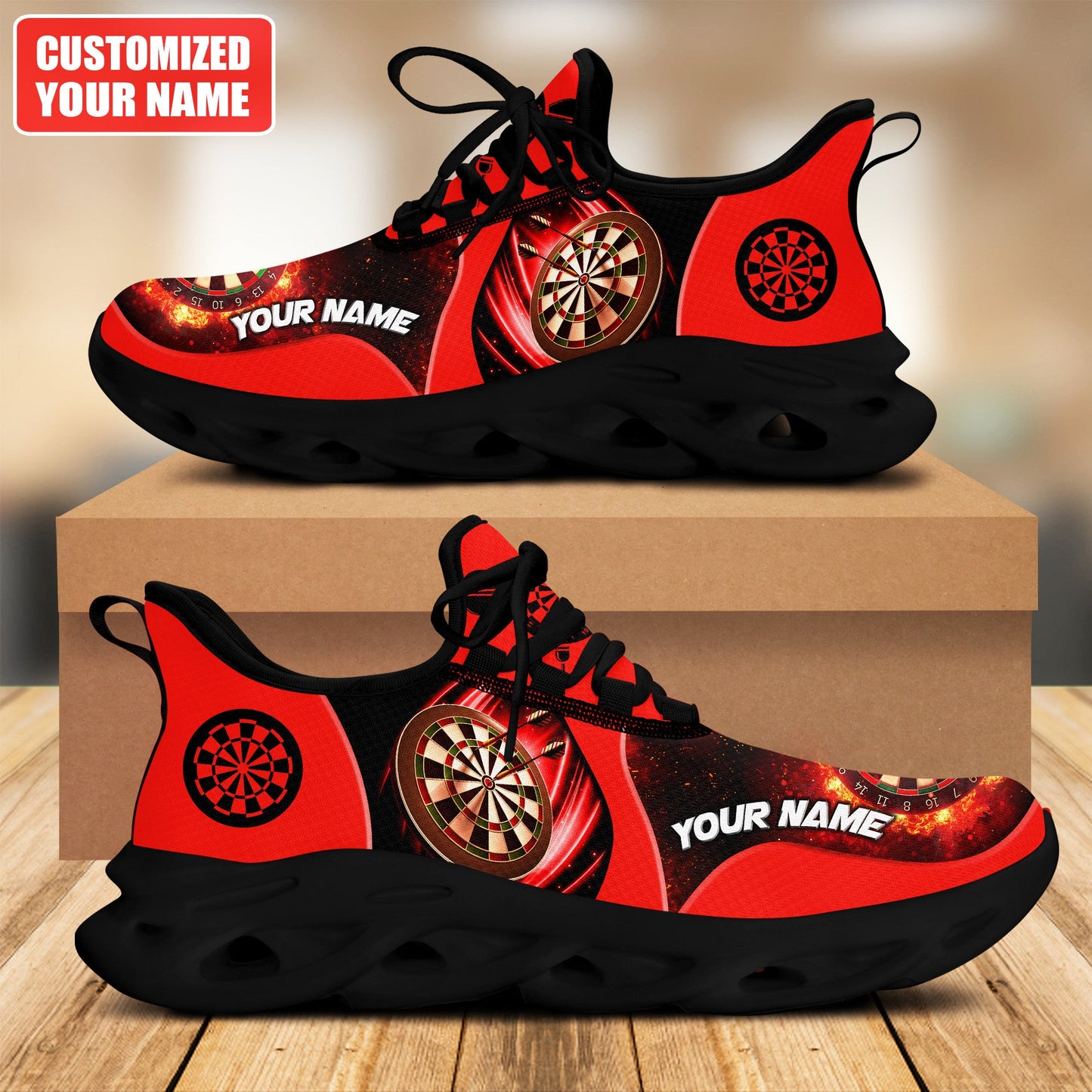 Darts QN Red Custom Sneaker