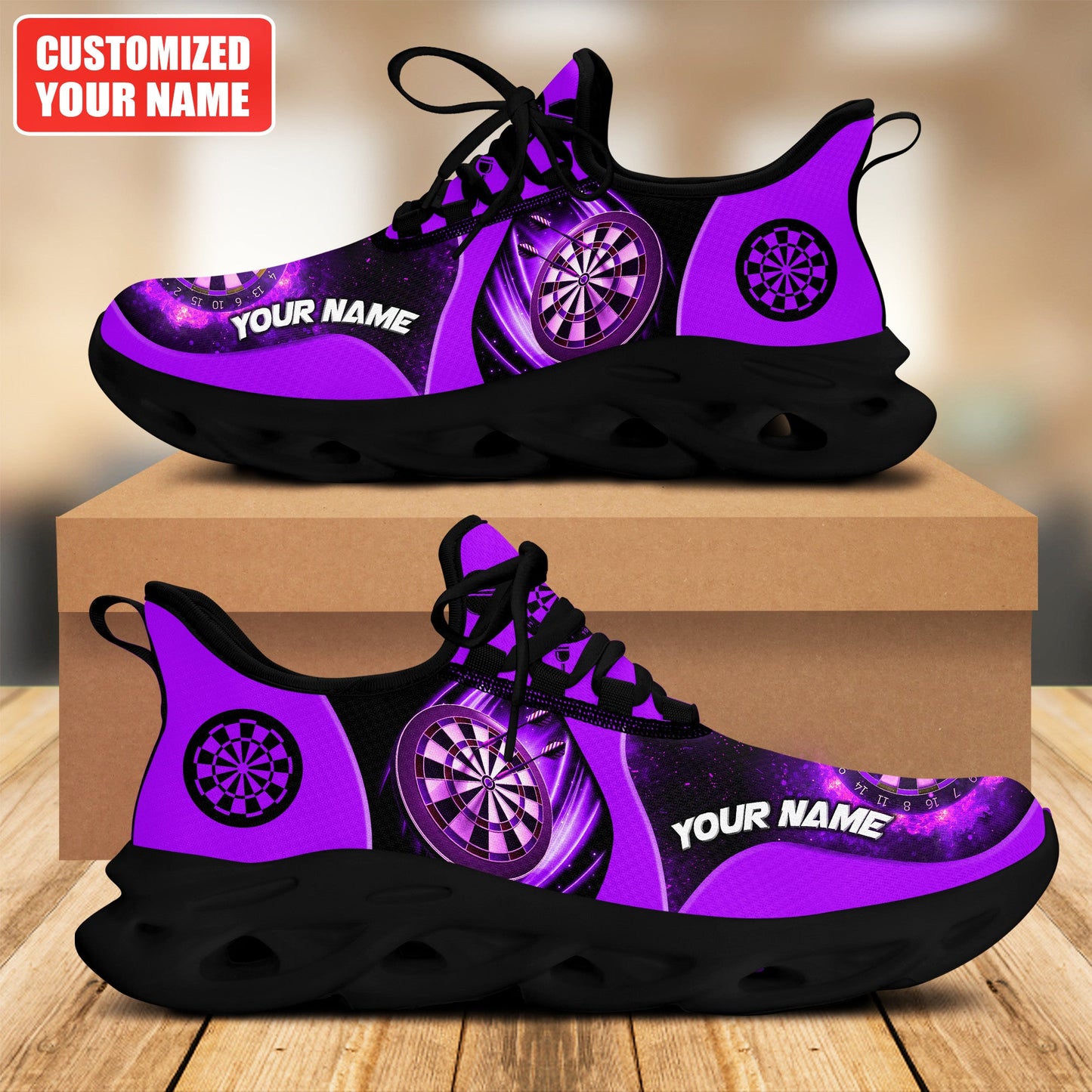 Darts QN Purple Custom Sneaker