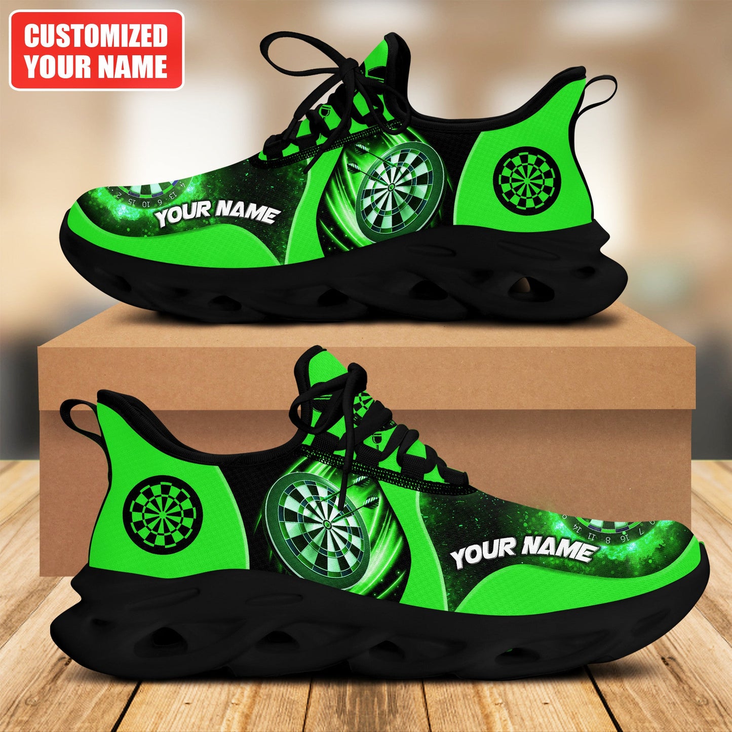 Darts QN Green Custom Sneaker