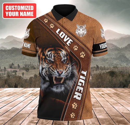 Personalized Name Tiger 9 All Over Printed Unisex Shirt