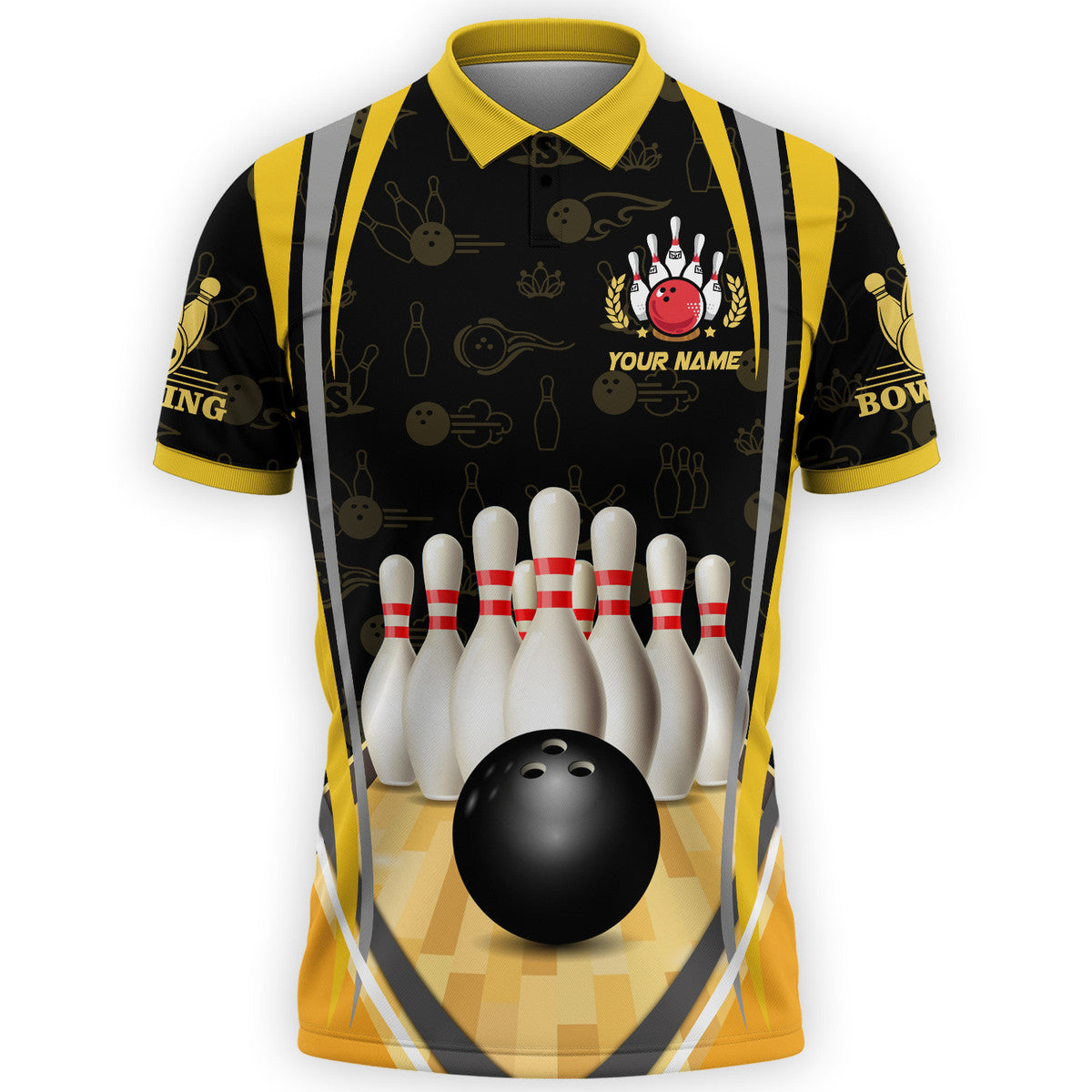 Personalized Name Bowling Q60 All Over Printed Unisex Shirt