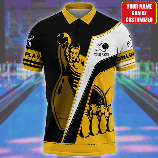 Personalized Name Bowling Q62 All Over Printed Unisex Shirt