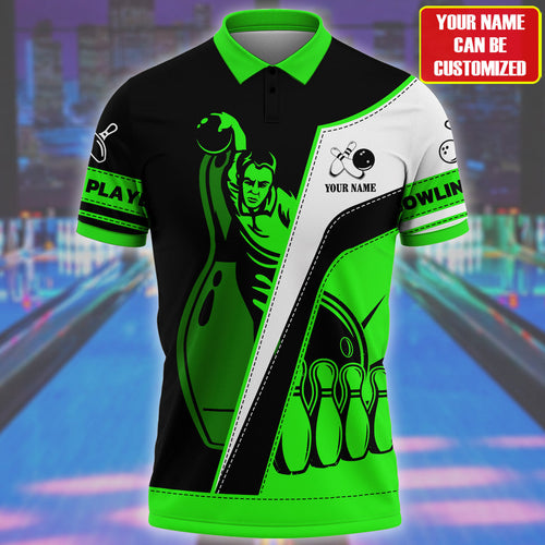 Personalized Name Bowling Q64 All Over Printed Unisex Shirt