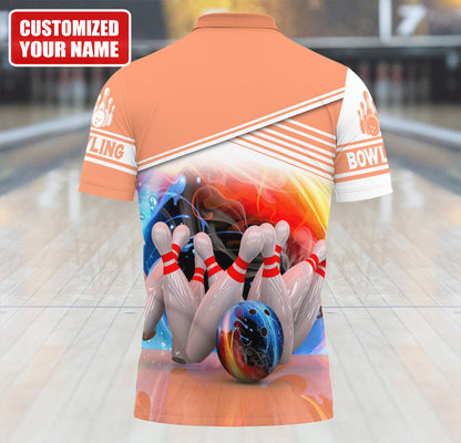 Personalized Name Bowling Q72 All Over Printed Unisex Shirt Q300501