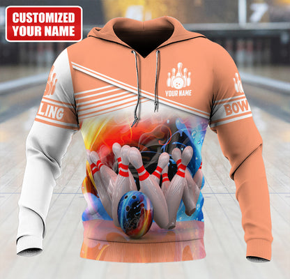 Personalized Name Bowling Q72 All Over Printed Unisex Shirt Q300501