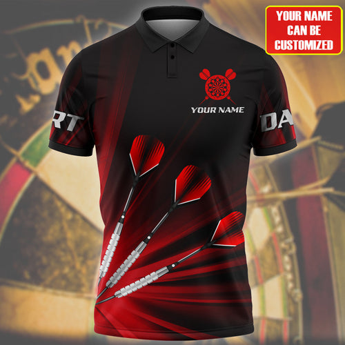 Personalized Name Red Darts All Over Printed Unisex Shirt Q260802