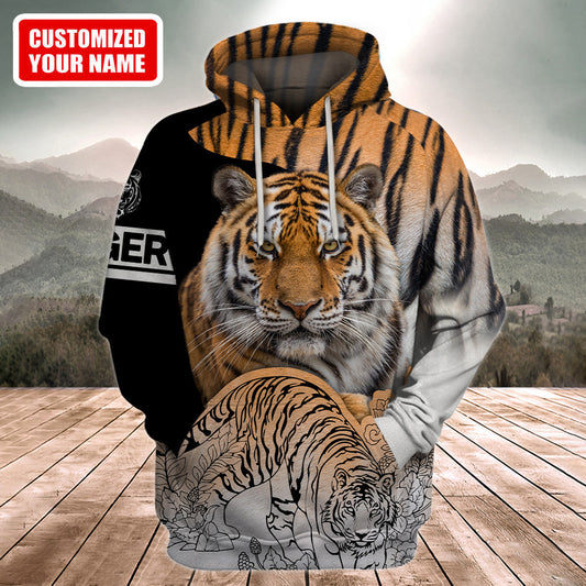 Tiger 10 All Over Printed Unisex Shirt