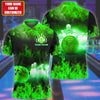Personalized Name Green Bowling All Over Printed Unisex Shirt Q010905