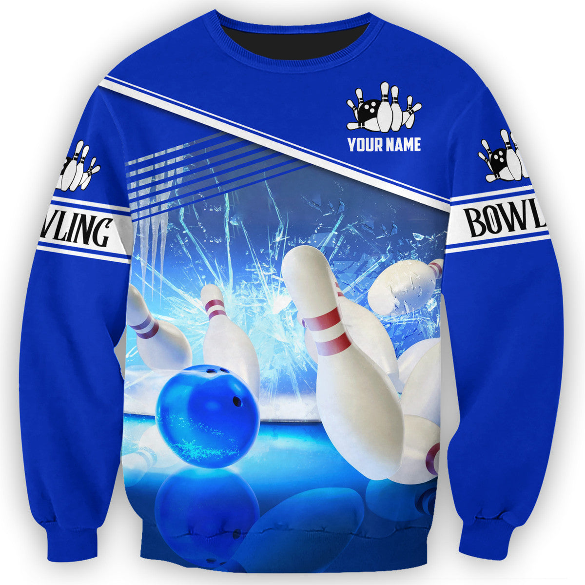 Personalized Name Bowling Q83 All Over Printed Unisex Shirt