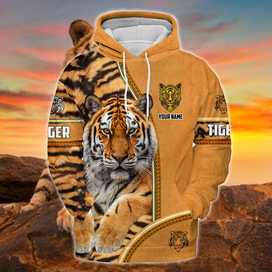 Personalized Name Tiger 12 All Over Printed Unisex Shirt
