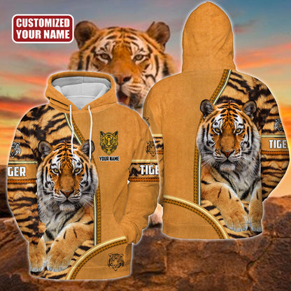 Personalized Name Tiger 12 All Over Printed Unisex Shirt