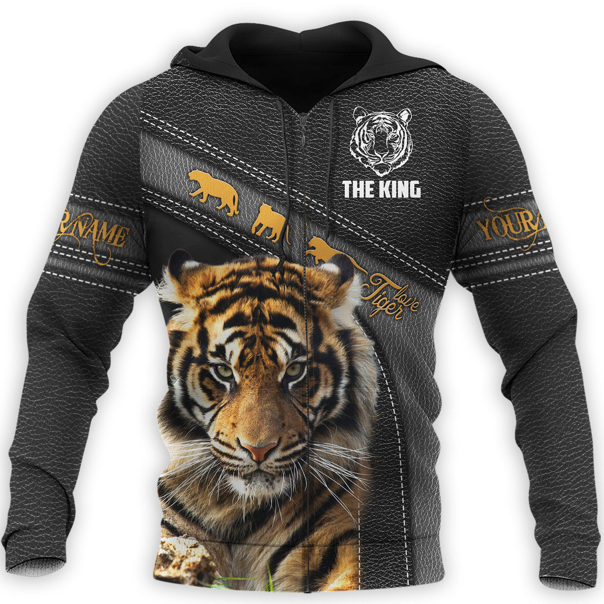 Personalized Name Tiger The King Q2 All Over Printed Unisex Shirt