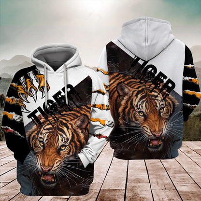 Tiger Scratch All Over Printed Unisex Shirt