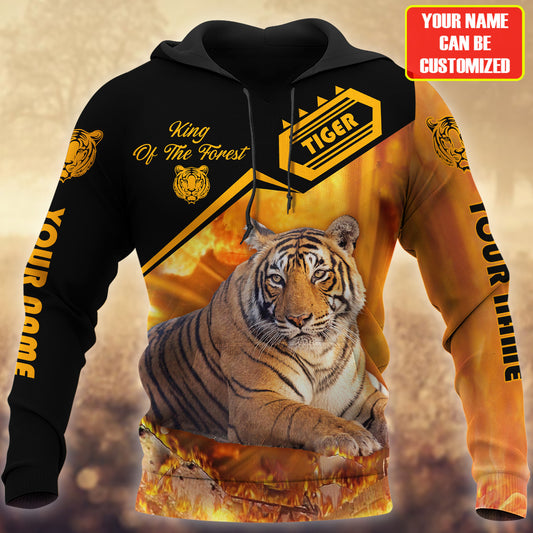 Personalized Name Tiger King Of The Forest All Over Printed Unisex Shirt
