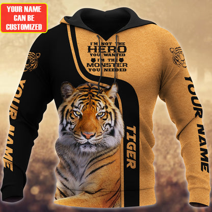 Personalized Name Tiger Monster All Over Printed Unisex Shirt Q080205