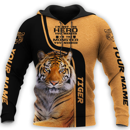 Personalized Name Tiger Monster All Over Printed Unisex Shirt Q080205