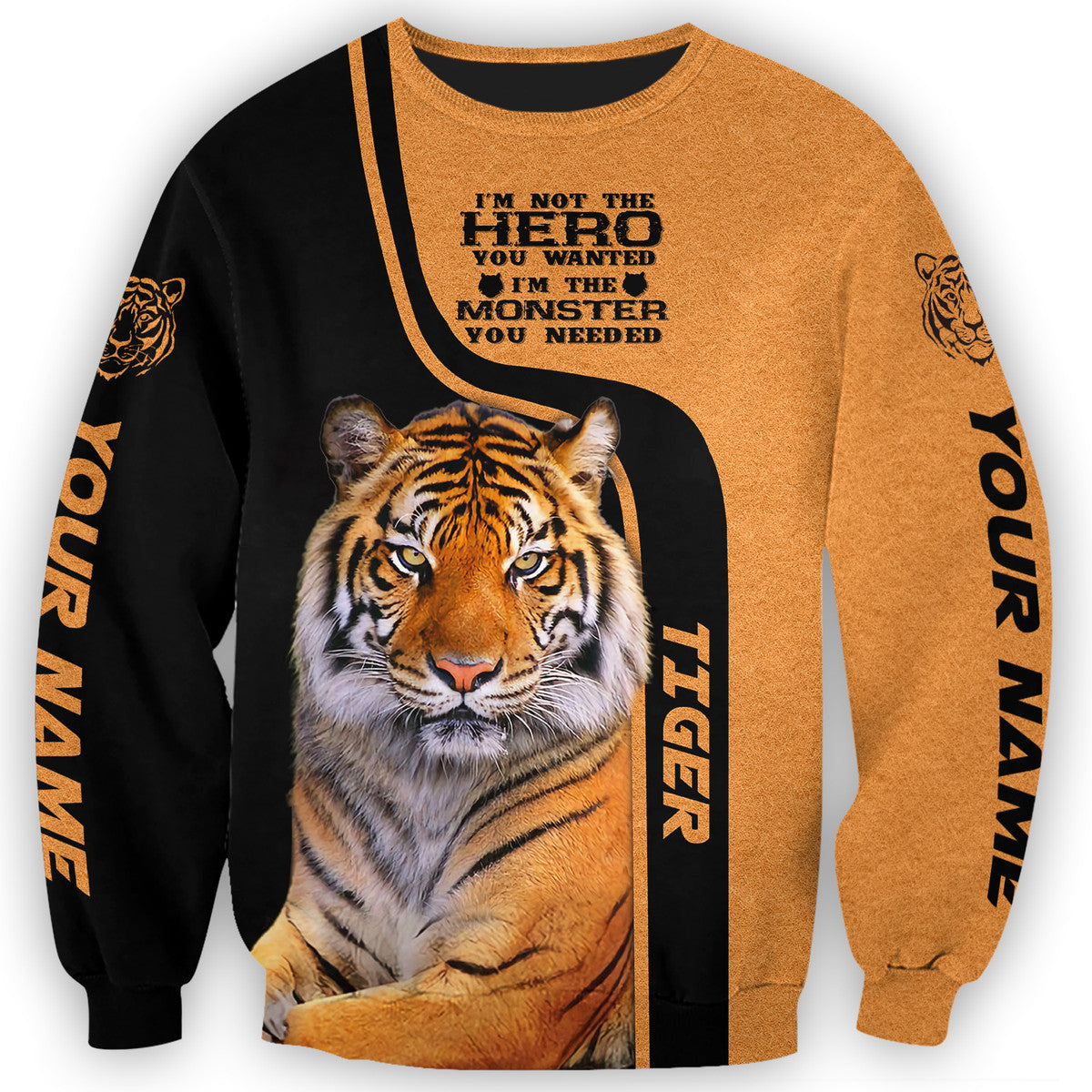 Personalized Name Tiger Monster All Over Printed Unisex Shirt Q080205