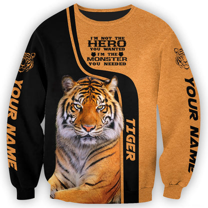 Personalized Name Tiger Monster All Over Printed Unisex Shirt Q080205
