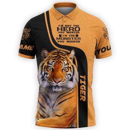 Personalized Name Tiger Monster All Over Printed Unisex Shirt Q080205