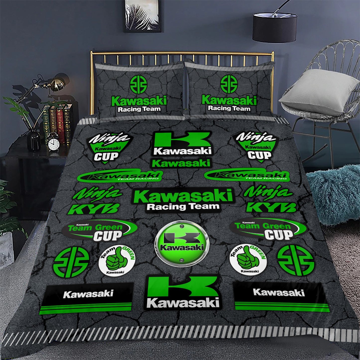 Personalized Kw All Over Printed Bedding Set P140301