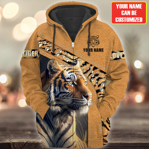 Personalized Name Love Tiger Q2 All Over Printed Unisex Shirt Q280403