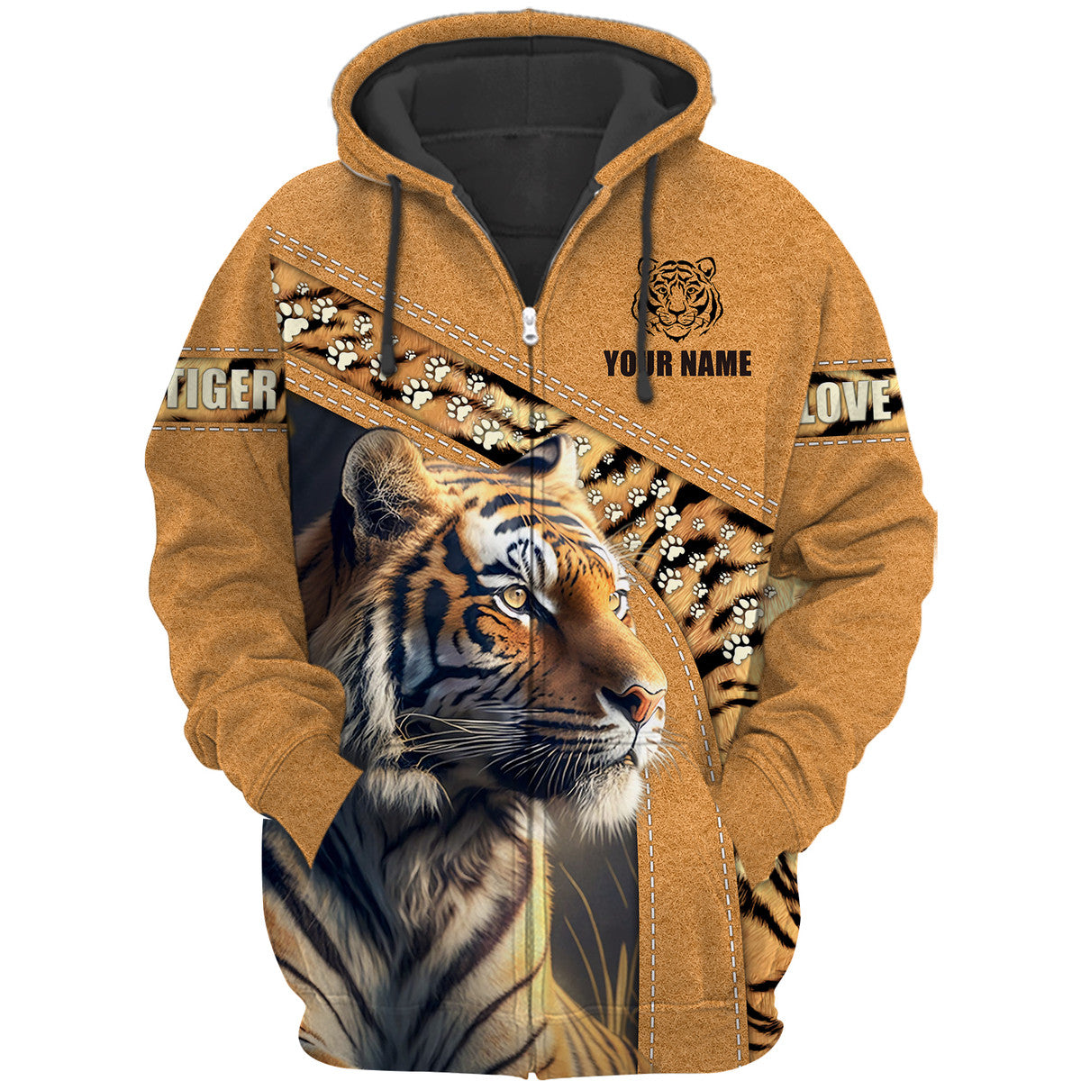 Personalized Name Love Tiger Q2 All Over Printed Unisex Shirt Q280403