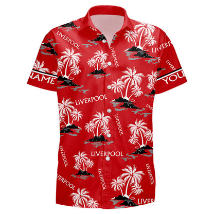 Personalized Liverpool White Coconut Tropical Hawaii Shirt Beach Short Q210609